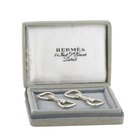 hermes etrier cufflinks|hermes cufflinks.